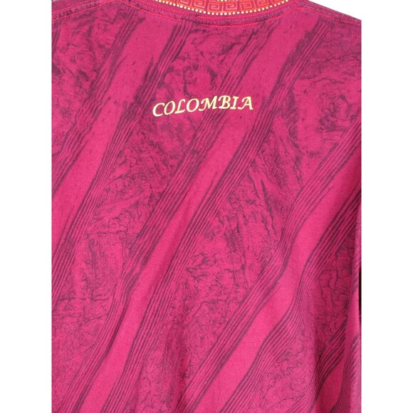 San Andres Island Columbia Souvenir Womens XL Tshirt Red V-Neck Short Sleeve - Picture 5 of 5